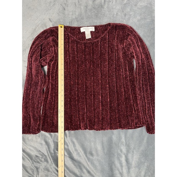 JONES NEW YORK women's wine color Pullover Sweater soft size P - Picture 4 of 8